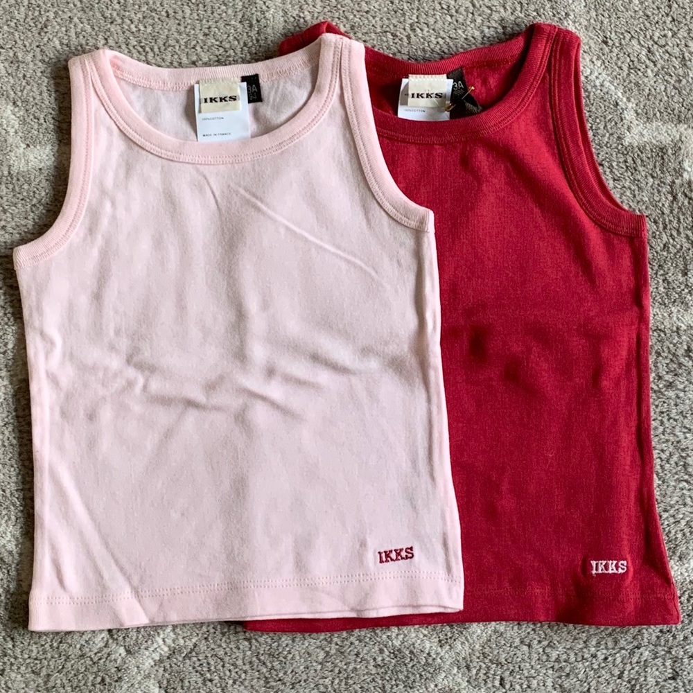 NWT IKKS France tank twin set